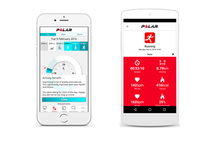 Polar actualiza la App. Polar Flow