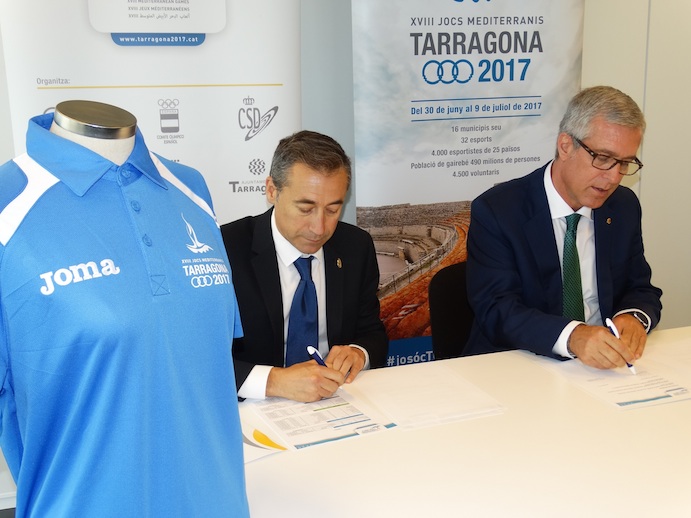 Joma proporcionará el uniforme oficial de los Juegos Mediterráneos Tarragona 2017