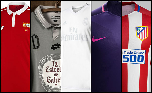 Las cinco camisetas “más bonitas” de La Liga Española, según los italianos