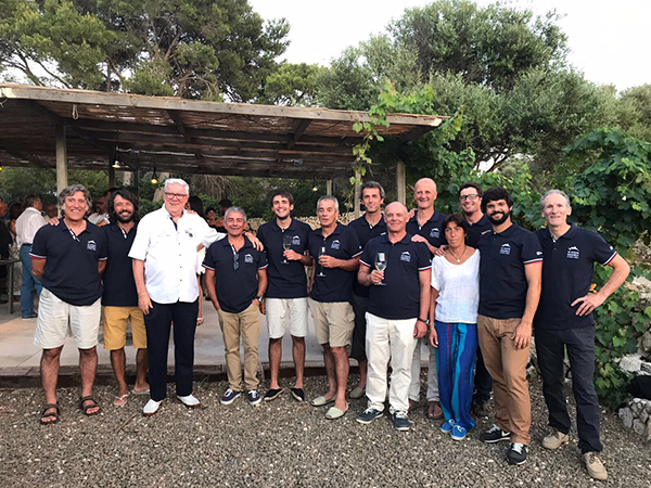 Cena de clausura de la Volta a Menorca  2017 en les cavas de Binifadet