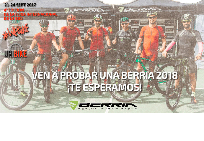 Berria Bike dispondrá de bicis de test en Unibike