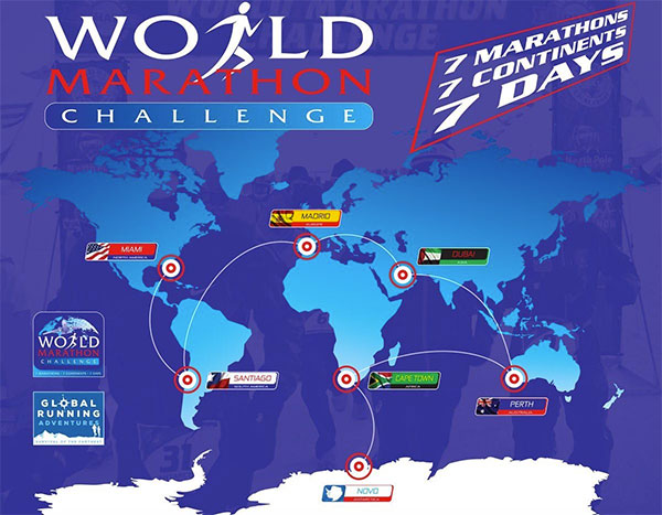 World Marathon Challenge culmina su quinta edición