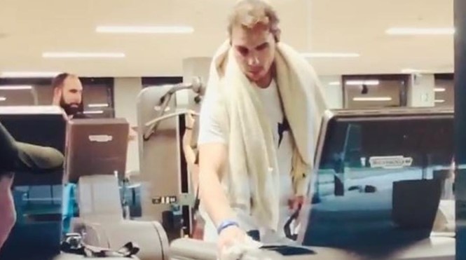 El vídeo de Rafa Nadal limpiando la cinta de correr se hace viral