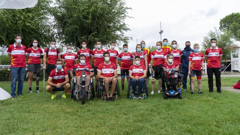 El equipo Cofidis de promesas paralímpicas de ciclismo se concentra en Madrid