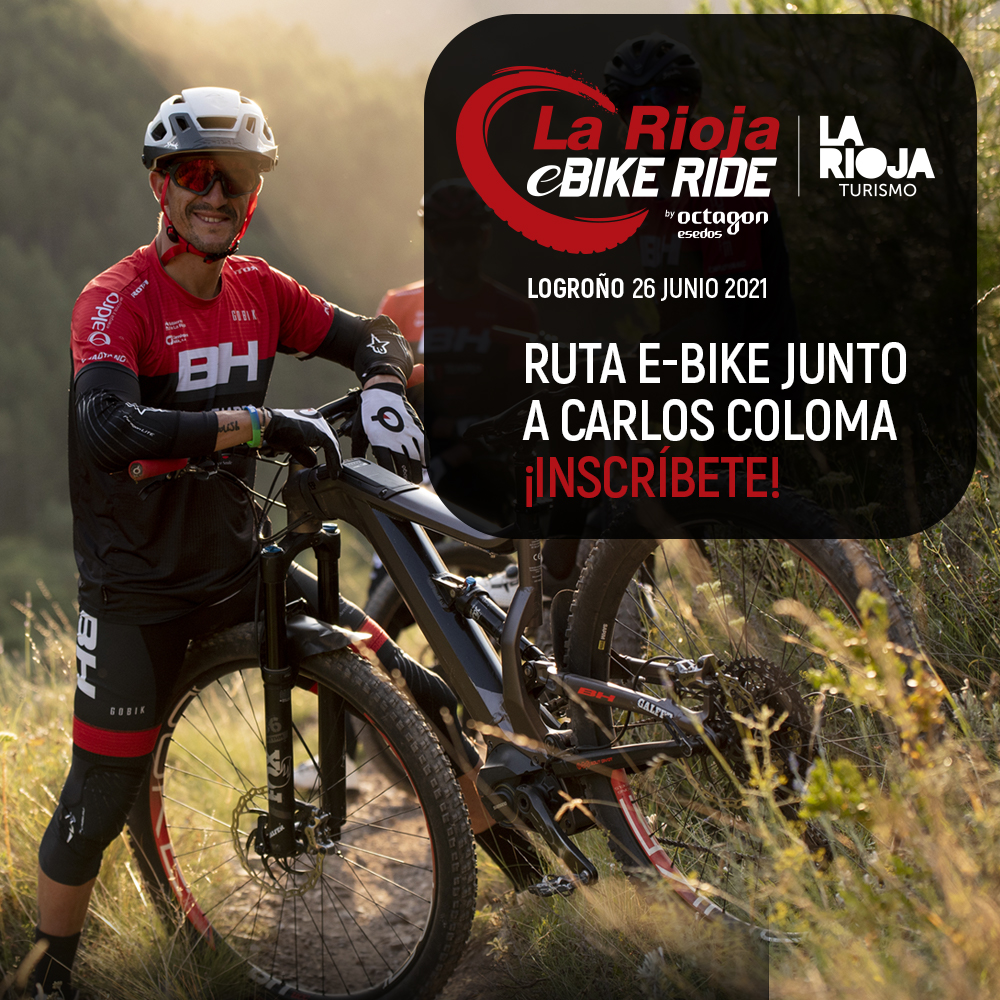 La Rioja Bike Race organiza una exclusiva ruta en e-bike con Carlos Coloma