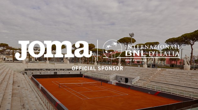 Joma se convierte en sponsor técnico del Master de Tenis de Roma