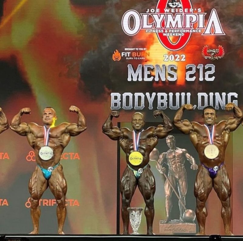 Ángel Calderón, del equipo Etenon Athletes, subcampeón en Mr.Olympia 2022
