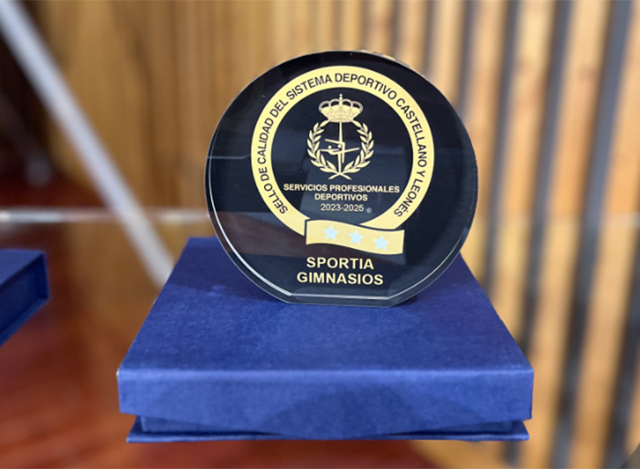Sportia Gimnasios recibe el sello de calidad de Castilla y León