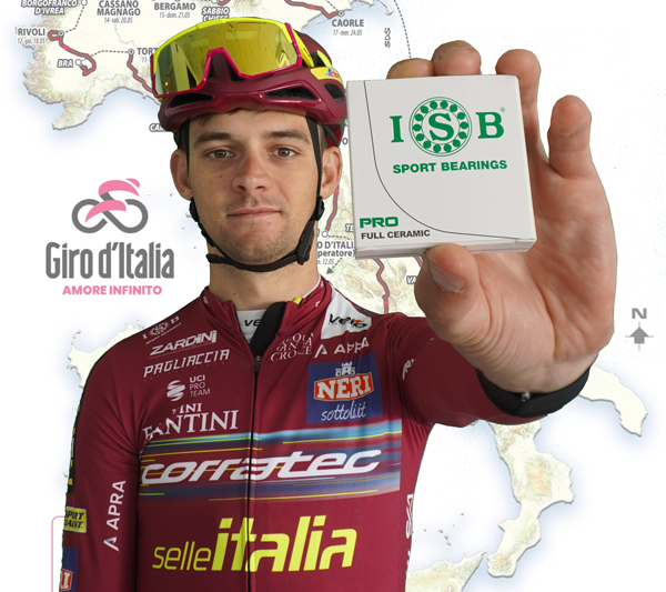 Los rodamientos de ISB Sport debutan en el Giro de Italia
