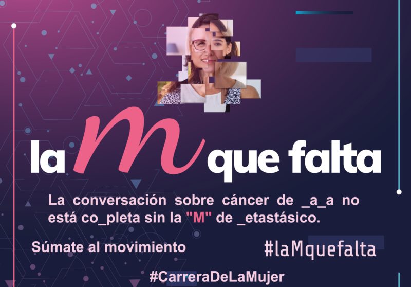 La Carrera de la Mujer visibilizará #laMquefalta del cáncer de mama metastásico