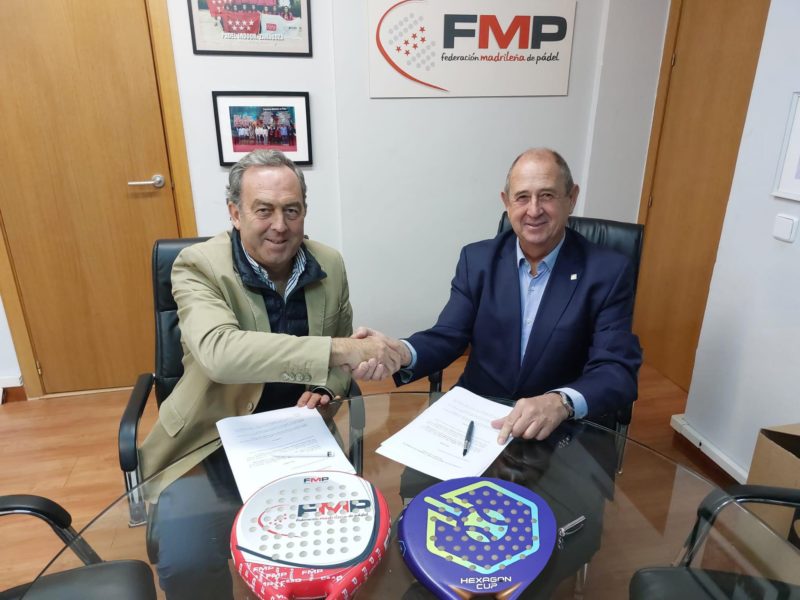 Hexagon Cup firma un acuerdo con la Federación Madrileña de Pádel