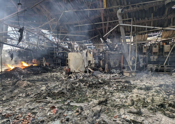 Siniestro total en las instalaciones de Chiruca tras un incendio
