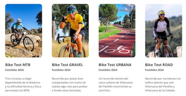 Festibike inaugura un Bike Test en Villanueva del Pardillo