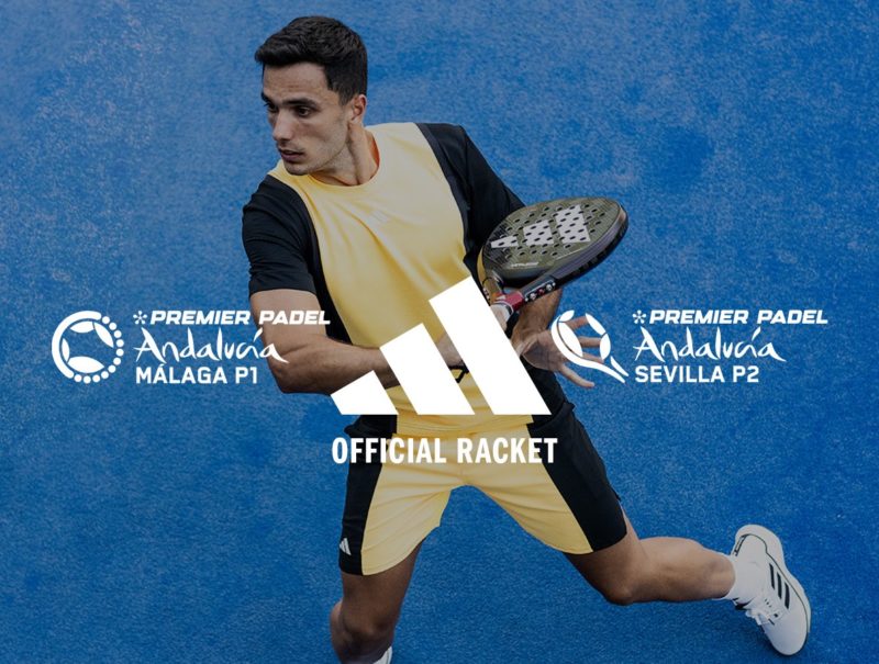 Adidas será la pala oficial de los Torneos Premier Padel en Sevilla y Málaga