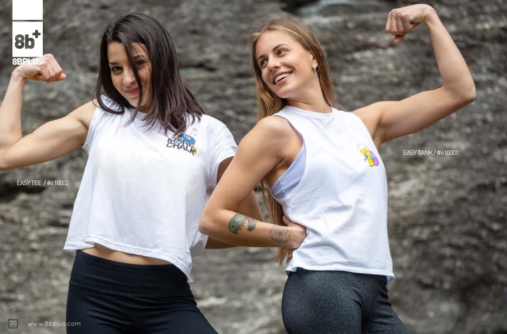 Mujeres escaladoras diseñan la nueva colección femenina de 8BPlus