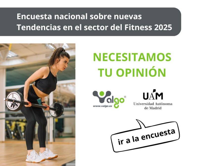 Valgo inicia la 9ª Encuesta Nacional sobre Nuevas Tendencias en el Sector del Fitness 2025