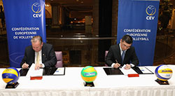 Mikasa patrocinará la Confederación Europea de Voleibol hasta 2020