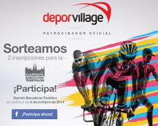 Deporvillage sortea dos inscripciones para el Garmin Barcelona Triathlon