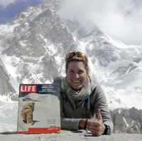 Tamara Lunger corona el K2 sin sherpas ni oxígeno