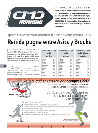 Asics y Brooks se disputan el podio de mejor marca global de running de este invierno