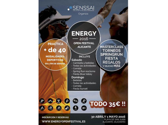 Comienza el II Energy Open Festival 2016 de fitness en Alicante