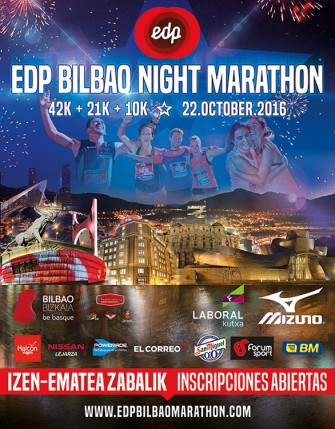 Inscripciones abiertas para la EDP Bilbao Night Marathon