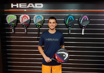 Head ficha a Eric Ginel, joven promesa del pádel