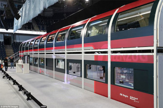 Gimnasios en los vagones de tren