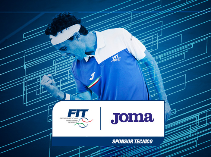 Joma lanza la colección oficial de la federación italiana de tenis y pádel