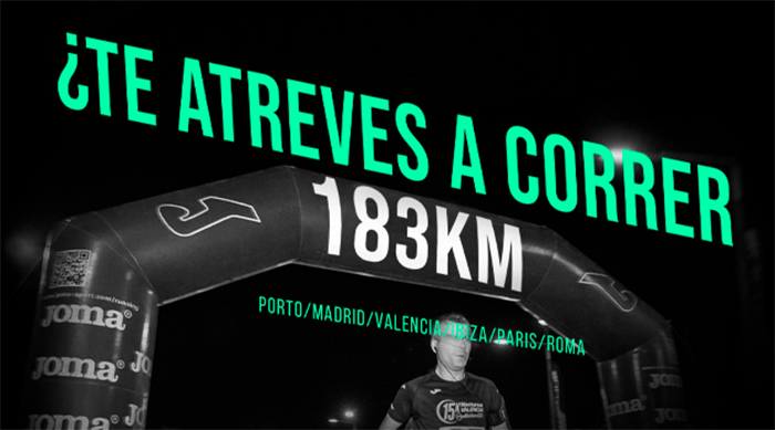 Joma busca runners para recorrer 183 km por Europa de carrera en carrera