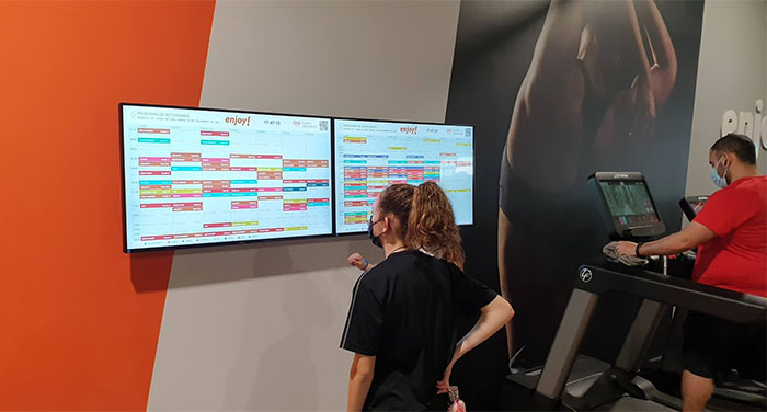 Innplay diseña un nuevo software de cartelería digital para gimnasios y el retail