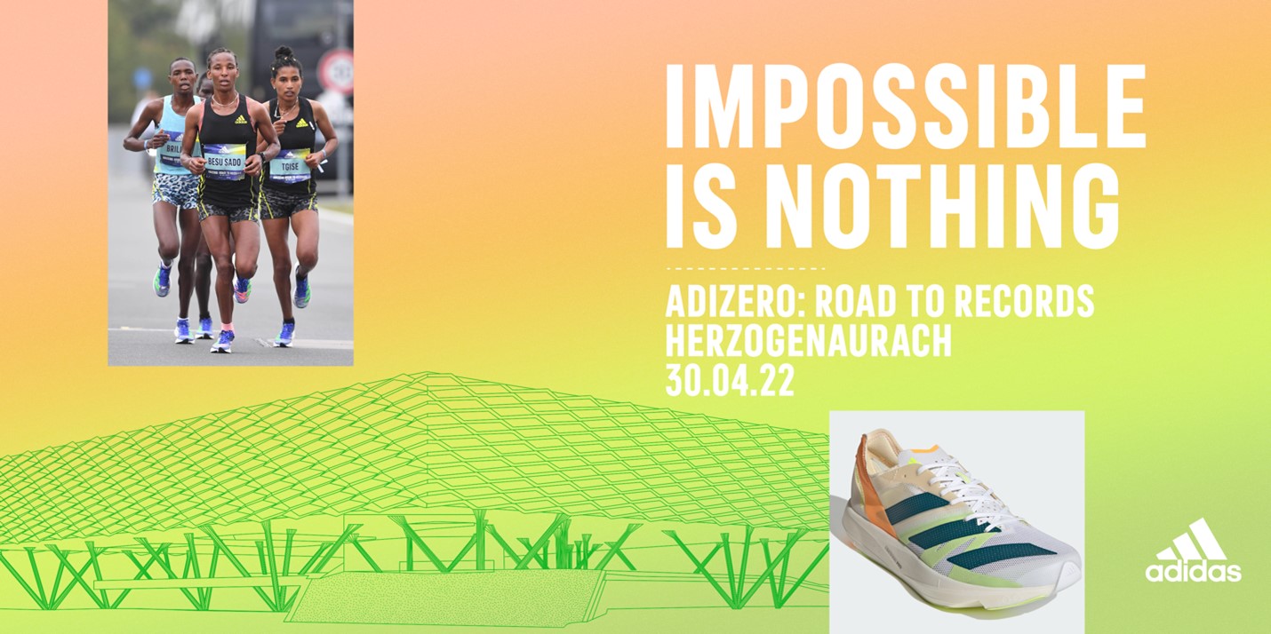 Adizero Road To Records se emitirá en el canal de Youtube de Adidas Running