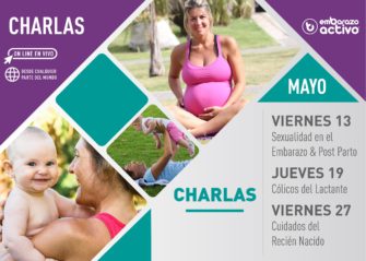 Embarazo Activo programa nuevas charlas para el mes de mayo