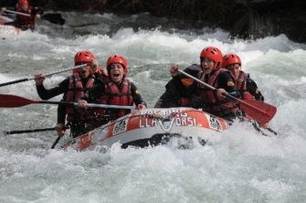 El río Noguera Pallaresa elegido uno de los mejores de España para el rafting