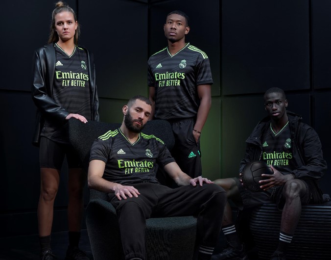 Adidas y el Real Madrid lanzan la tercera camiseta de la temporada 22-23