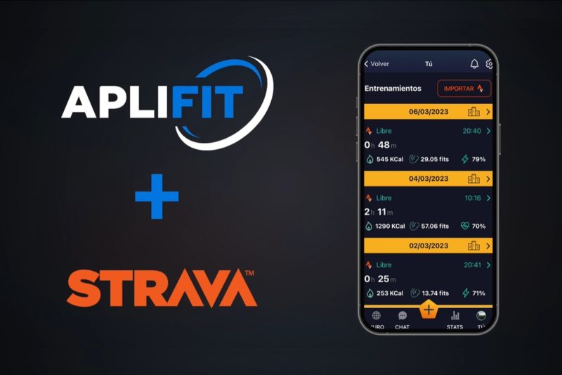 La app de Aplifit permite ahora importar entrenamientos de Strava
