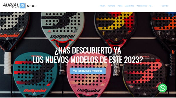 Aurial Pádel acentúa su diferenciación sumando un ecommerce