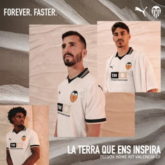 Puma y Valencia CF presentan la equipación home kit 23/24