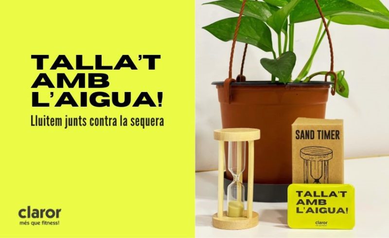 Los Clubs Claror regalan 3.000 relojes para medir el tiempo de las duchas
